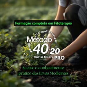 Inscrição Formação em Fitoterapia Método 40-20