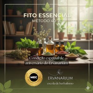 Inscrição Formação em Fitoterapia Método 40-20